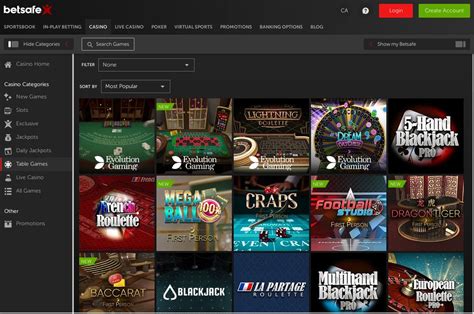 Online Casino at Betsafe .